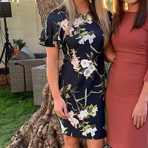 Floral cocktail dress